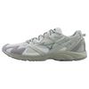 Retro Fabric Synthetic Leather Non-Slip Wear-Resistant Breathable Low-Top Running Shoes Unisex Sneakers Gray D1GH212509