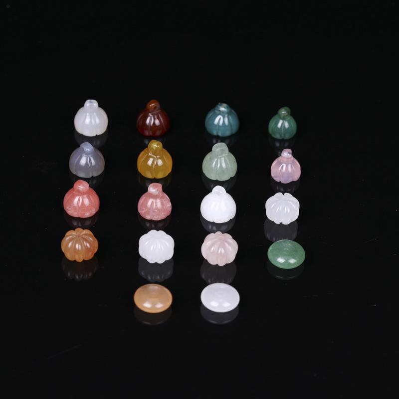 Dongling White Jade Safety Buckle Pendant - Gold Silk Jade DIY Accessory