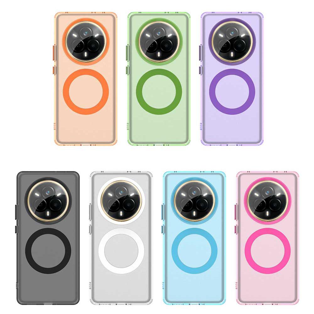 Magsafe Matte Phone Case For Realme 14 Pro 14 Pro+ 5G Magnetic Wireless Charging For Realme 14 Pro 14 Pro+ Shockproof Back Cover