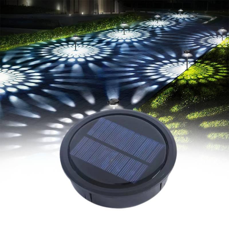 Licht Solar Ersatzoberteil Lithiumbatterie Außenhofzubehör Beleuchtung