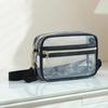 Waterproof PVC Crossbody Bag Adjustable Shoulder Strap Clear Messenger Bag  Women