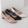 HIMIKO / Himiko / [WEB Exclusive] Block Heel Mary Jane Pumps / 640006 Beige 245