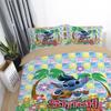 Luxurious 3d Cartoon Stitch Anime Bedding Set With Comforter Cover And Pillowcase