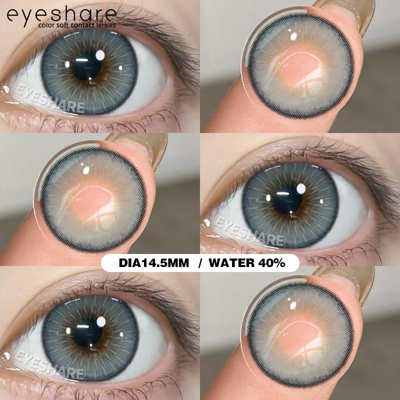 EYESHARE  1Pair Gray Eye Color Lens Gray Colored Pupils for Eyes Natural Fashion Gray Lenses Korean Style Eye Brown Contacts