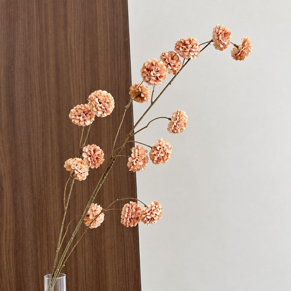 Simulation Artificial Ball Shape Flower Bouquets Multi-Head Plastic Fake Flowers Photography Props