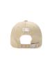 Emelbi Varsity Vintage Cursive Stitch Unstructured Ball Cap Ny (L.Beige)