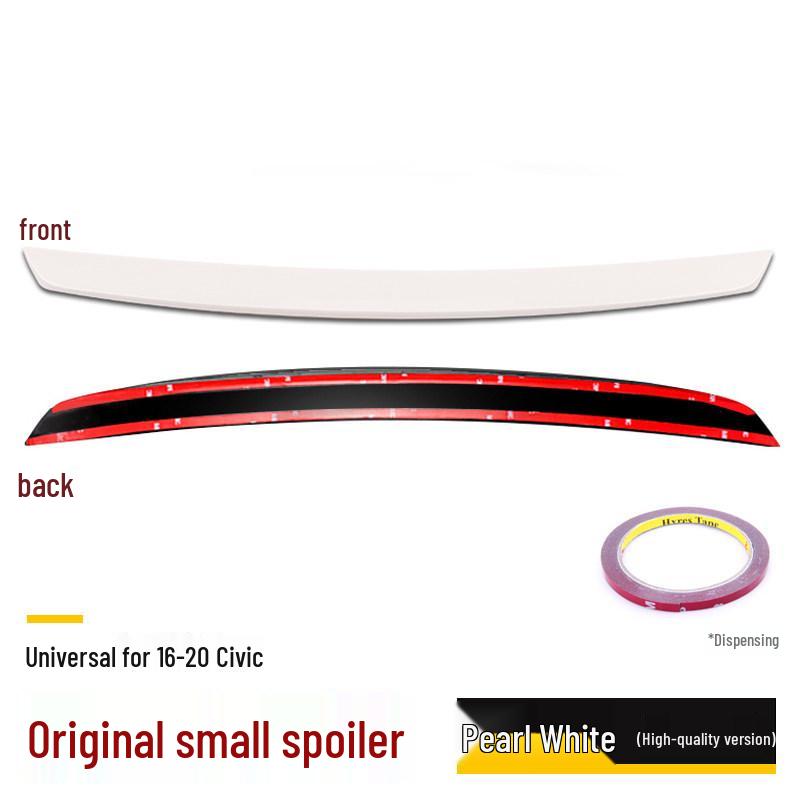 16-21 Tenth Gen Civic Rear No-Drill Carbon Spoiler - High-Trim, Original Design