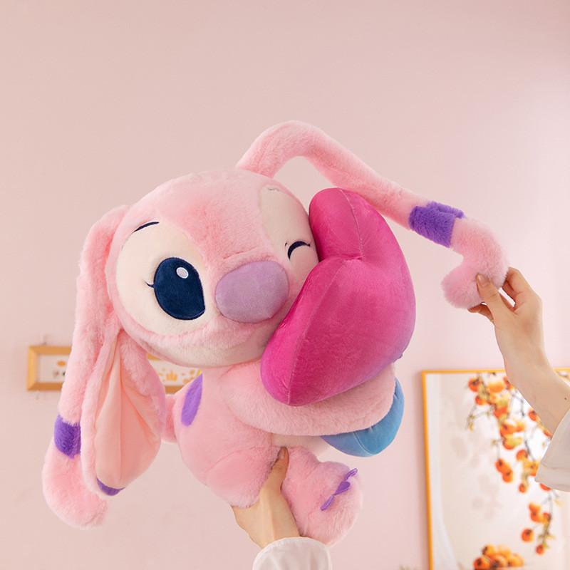 

Heart Hugging Angel Gradient Color Romantic Cartoon Romantic Plush Toy 30cm розовый
