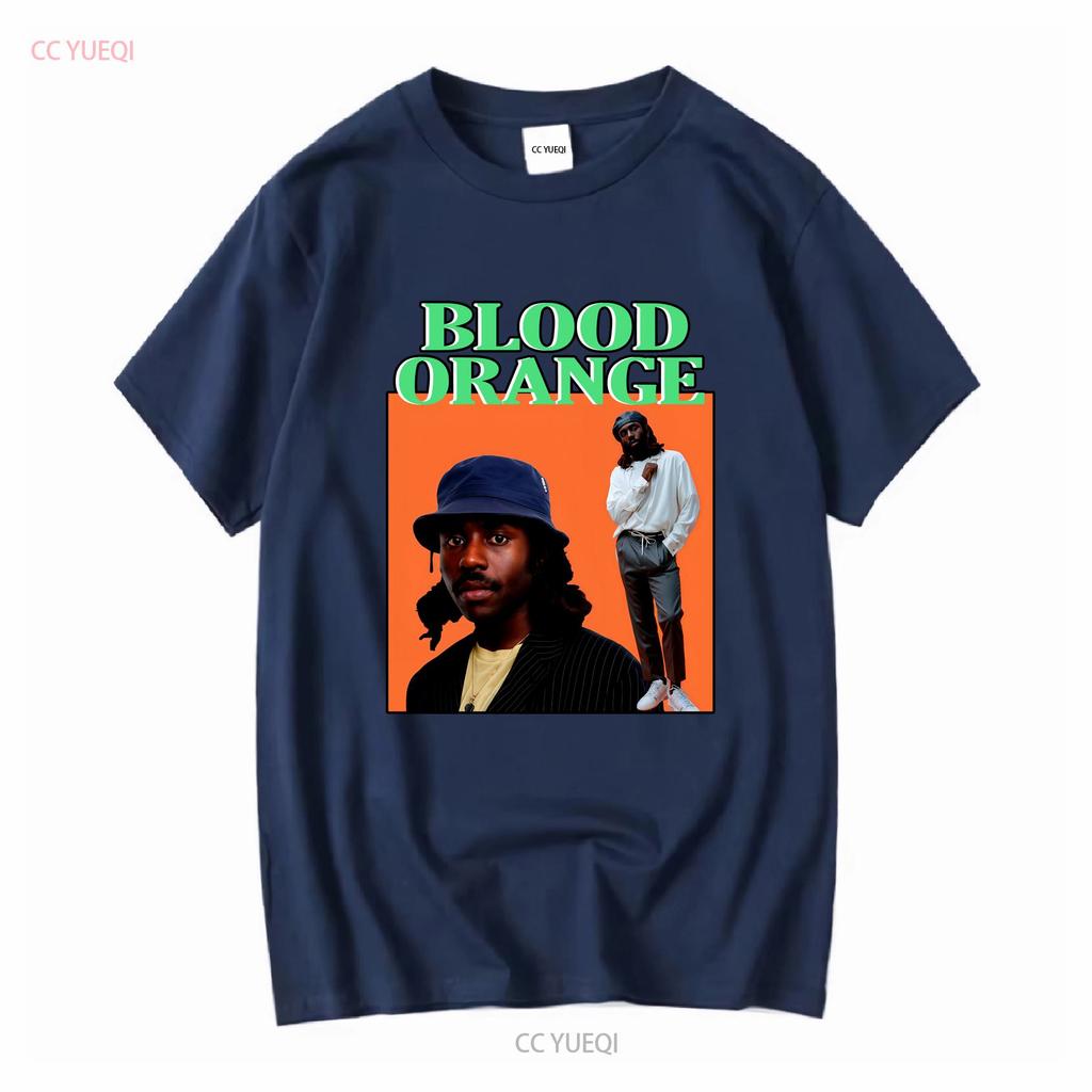 Blood Orange Dev Hynes Klasické tričko Těžká bavlna vintage Prané Unisex Ležérní Všestranné Prodyšné pánské streetwear Mírně