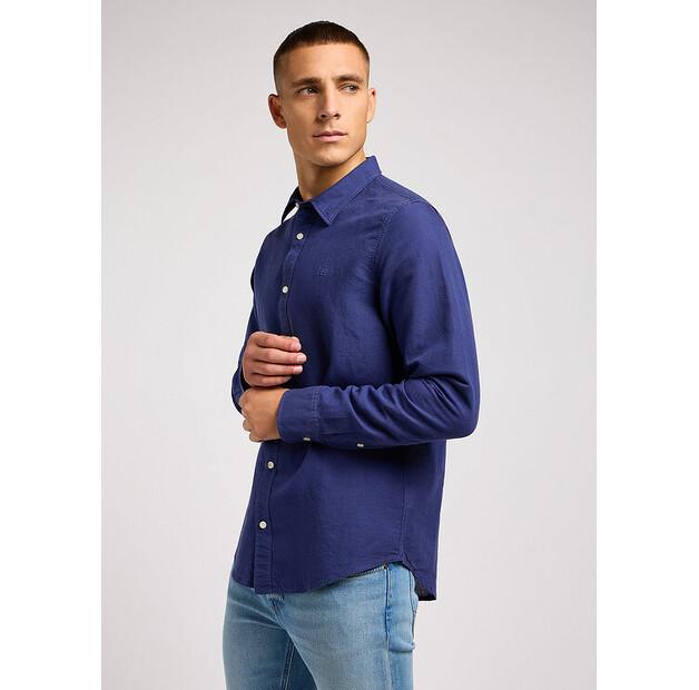 Рубашка Lee PATCH SHIRT IN MEDIEVAL BLUE