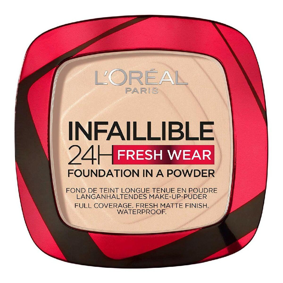 

L Oreal Make Up Infallible 24h Fresh Wear пудровая основа под макияж AA186600 (9 г)