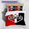 Paulo Fc Emblem Printed Pattern Duvet Cover Set – includes 1 duvet cover and 2 matching pillowcases Bedroom decor Christmas gifts