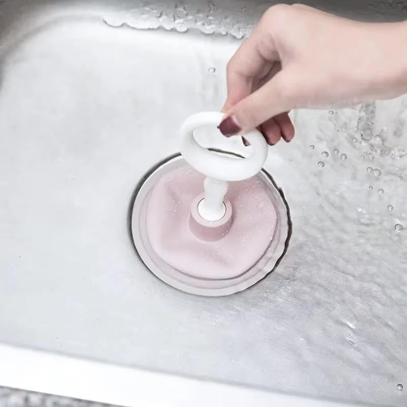 Multi-functional Sink Suction Cup Home Kitchen Toilet Drain Pipe Unclogging Tool Hair Clogging Cleaner Garbage Unclogging Device
