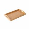 with Handles Bamboo Serving Tray Aesthetic Coffee Tea Tray Durable Food Storage Tray  Teapot Teacup