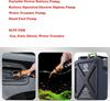 Upgrade Portable Power Battery Pump, Battery Operated Electric Siphon Pump, Gas Pump for Gas Can, Extended Hose Fuel Transfer Pump, Hand Fuel Pump