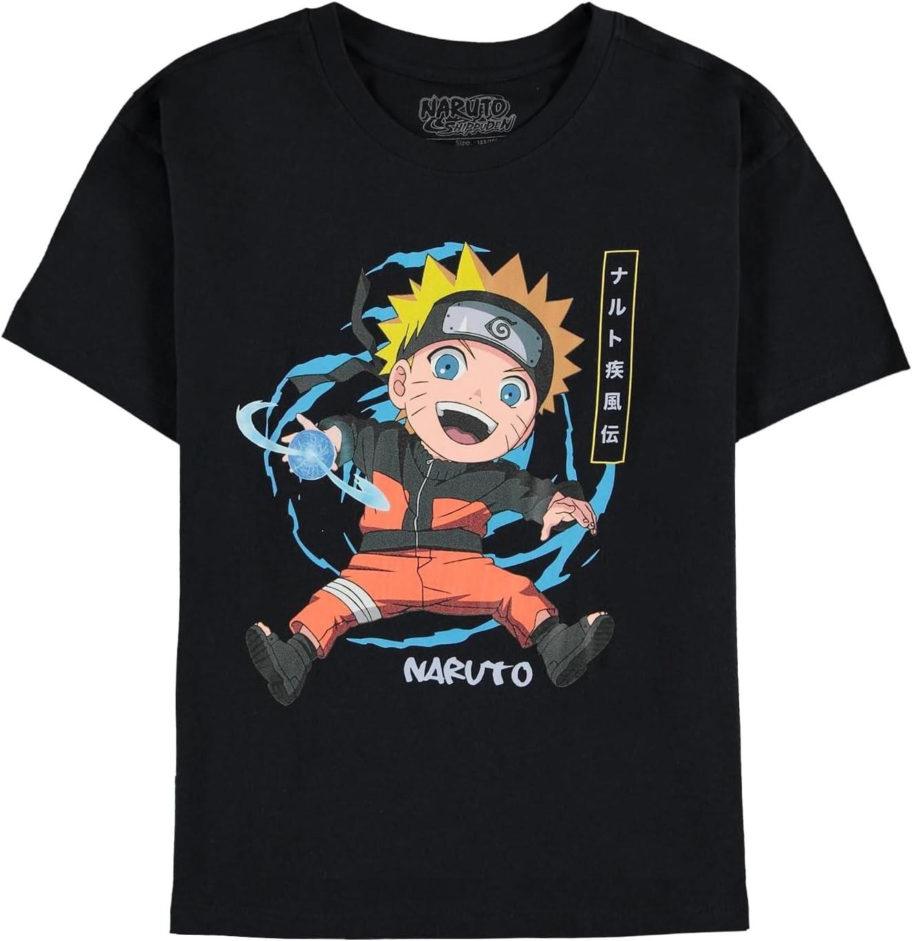 Унисекс детская футболка с коротким рукавом Naruto Shippuden S