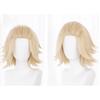 LAOBAO Cosplay Wig - Sano Manjiro (Invincible Mikey) - Heat Resistant, Disguise Wig, Costume Accessory, Blonde, Short, Party, Fancy Dress, Halloween,