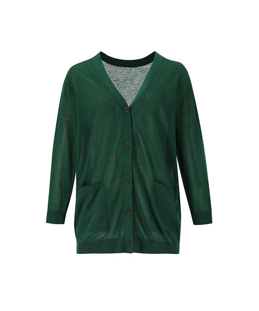 Soup V-Neck Oversized Cardigan (Oz5Gdt2)