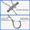 High Quality Stainless Steel Wire Rope Adjustable With Locking Retractable Fastening Hanging Rope