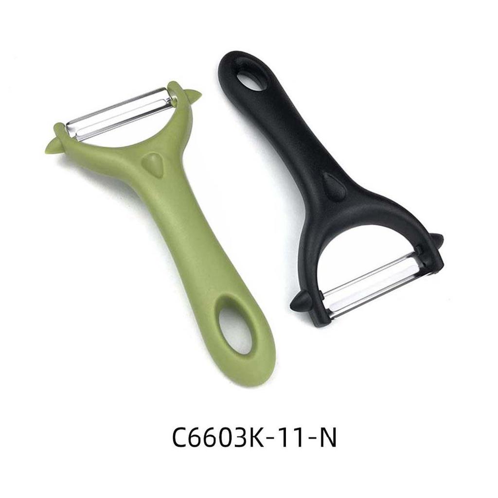 Stainless Steel Melon & Vegetable Peeler with Plastic Handle for Kitchen Use