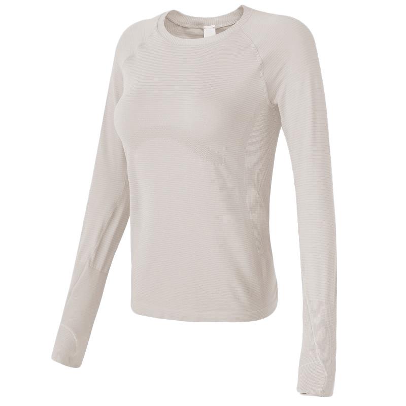 Women's Slim-Fit Long-Sleeve Yoga and Running Top for Autumn and Winter