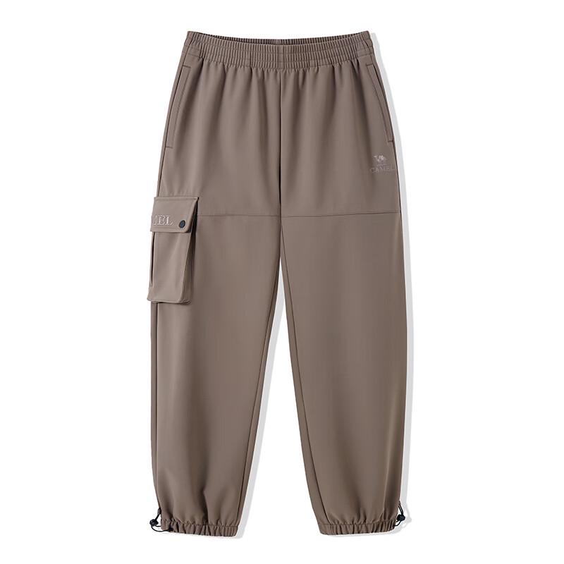 CAMEL Men's Fleece-Lined Water-Repellent Outdoor Cargo Joggers