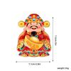 New Year Refrigerator Magnetic Sticker Rotatable Cartoon 3D God of Wealth Refrigerator Magnets Festive Lucky Cat Decoration