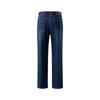 Giovanni Valentino Men's Dark Blue Fleece-Lined Straight Jeans