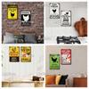 [MyPlate] Vintage Farm Chickens Retro Poster  Metal Sign Plate Tin Sign Wall Crafts Decor For Home Room Plaque Decoration Gift