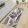 Colored Stone Bathroom Absorbent Non-Slip Floor Mat Kitchen Strip Bedroom Door Mat Living Room Carpet