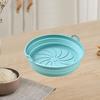 Faltbare Silikon-Backform, hitzebeständige Griffe, platzsparend, rund, Brattopf, Pad, Pfanne, Küchenbedarf