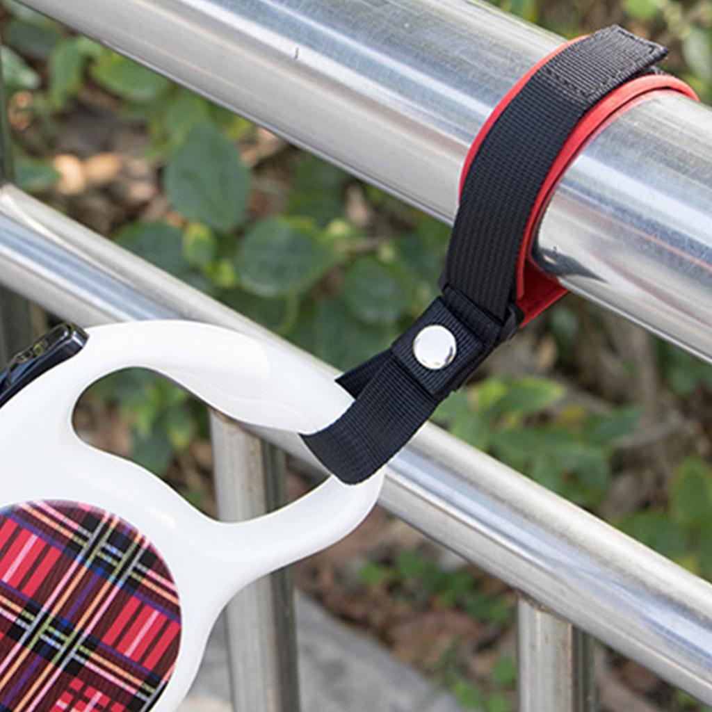 Adjustable Dog Leash Wrist Strap For Secure Grip for Walking Black Durable Design Padded Strap