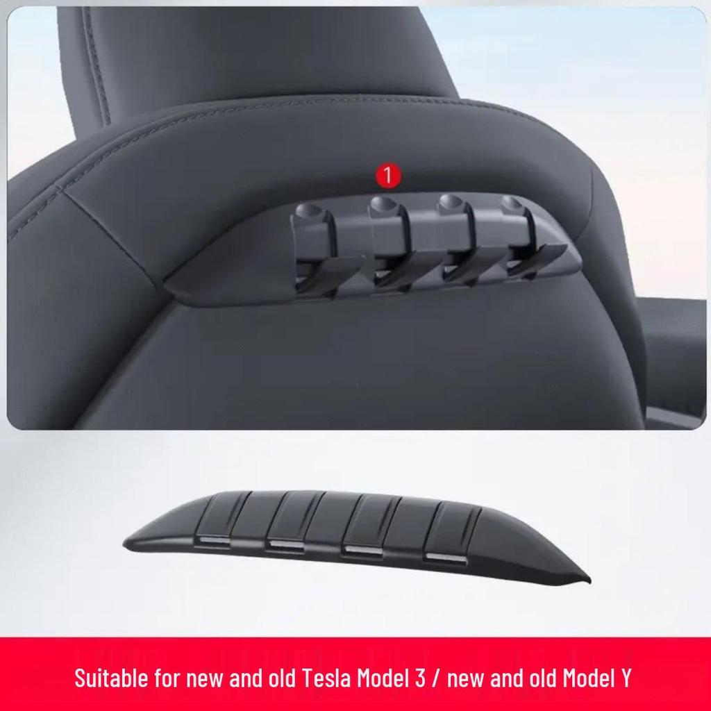 Updated Rear Seat Backrest Hook Cover for Tesla Model 3Y