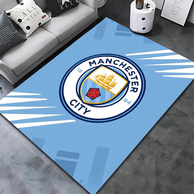 Manchester City Fc Pulse Carpet Rug For Living Room Bedroom Home Sofa Decoration Kids Play Nonslip Floor Mat