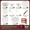 Mode Lanka 66-Piece Ceramic Dinnerware Set
