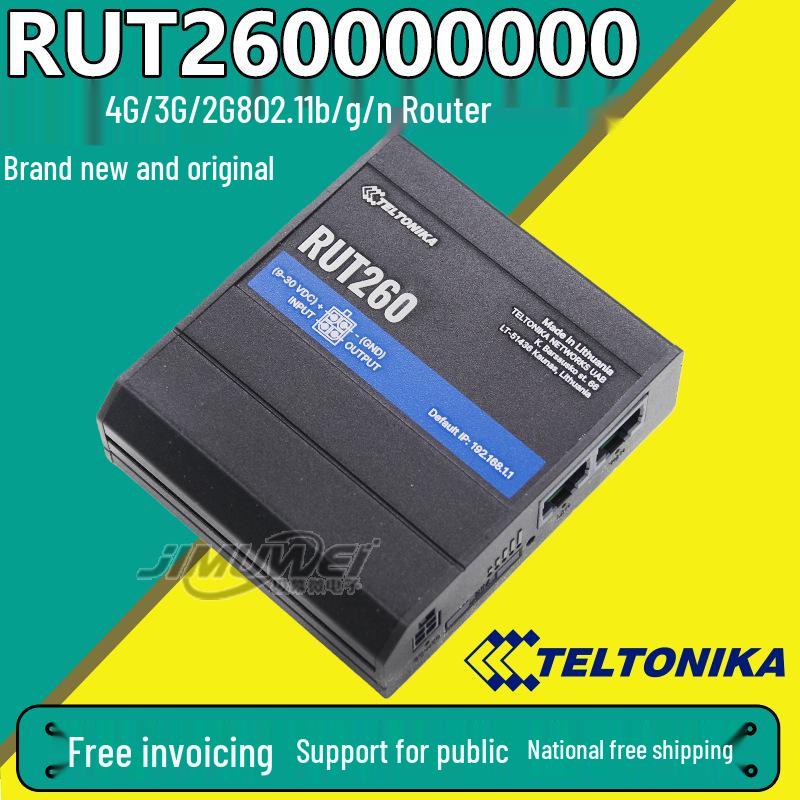

RUT260 4G/3G/2G Wi-Fi Router with Ethernet LAN/WAN Gateway