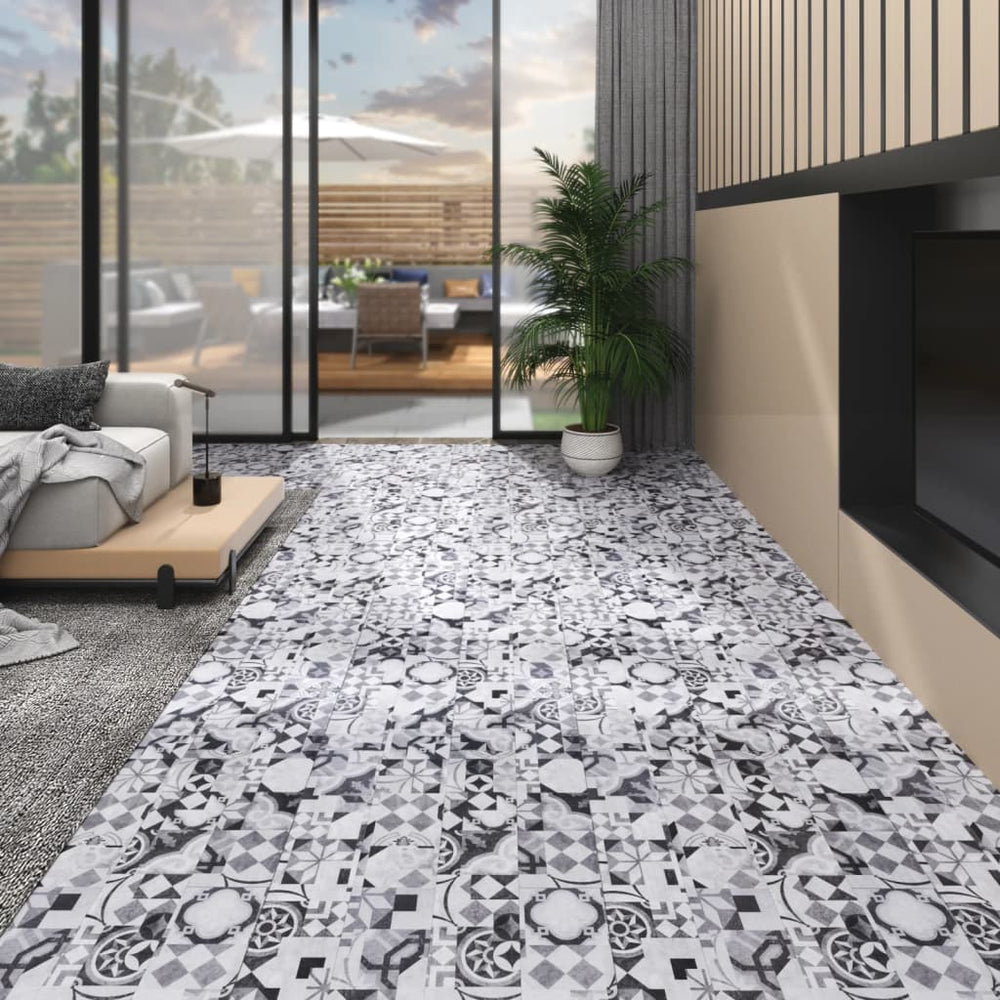 Planches de plancher PVC Non auto-adhésif 5,26 m²2mm Motif