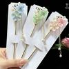 Vintage Pearl Tassel Hairpin - Elegant Chinese Qipao & Hanfu Accessory