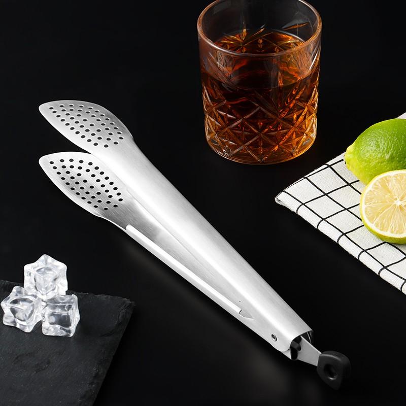 Baijie 304 Stainless Steel Steak Tongs, Multifunctional Food Tongs, Barbecue Tongs, Kitchen Bread Food Tongs, Baking Tools