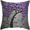 Oil Painting Tree Cushion Cover for Sofa Livingroom Pillow Case Home Decoration % Polyester Vintage Throw Pillow Cover