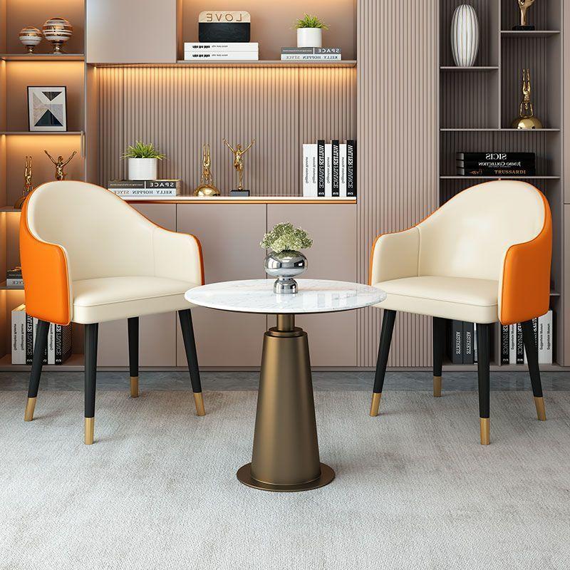 Dining Chair Household Commercial Light Luxury Hotel Restaurant Chair Modern Simple Dining Table Negotiation Back