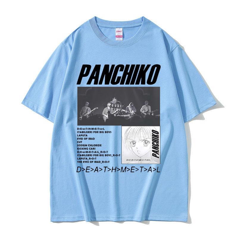 Panchiko DEATHMETAL Album Graphic Print Tshirts Unisex Women Vintage Casual Cotton T Shirts Male Rock Music Band Oversized Tshirt