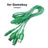 Four-Player Battle Cable Splitter for Nintendo Gameboy GBC GBP GB Game Console 4 Player Gamer Link Cord Transparent Extention
