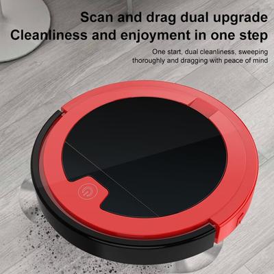 Cichy pilot Usb robot zamiatający odkurzacz mopem 4 w 1 bezprzewodowy inteligentny 2800pa przeciąganie czyszczenie zamiatanie podłogi