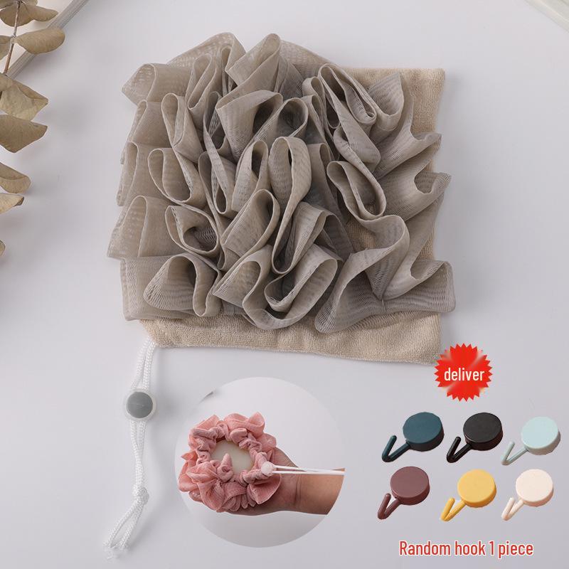 Top-Selling Bath Sponge & Scrubber: Japanese/Korean Foaming Mud Back & Body Flower Glove