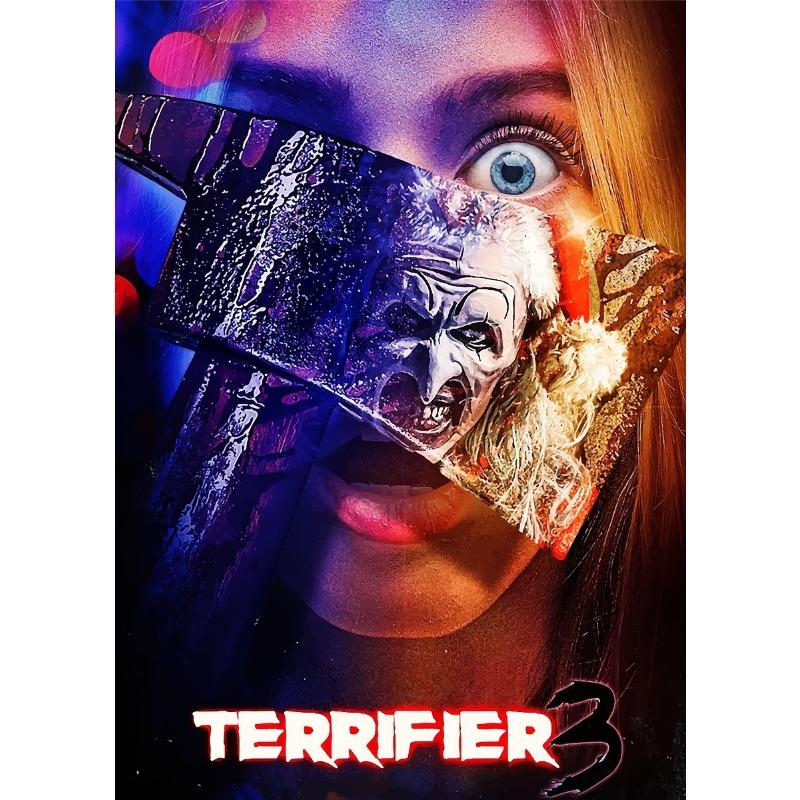High Quality Terrifier 3/2/1 Collection Classic Thriller Movie Film Posters  Wall Art Canvas Paintings Halloween Home Room Decor