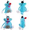Delightful Blue Cat Oggy And The Cockroaches Soft Plush Doll For Kids And Adults