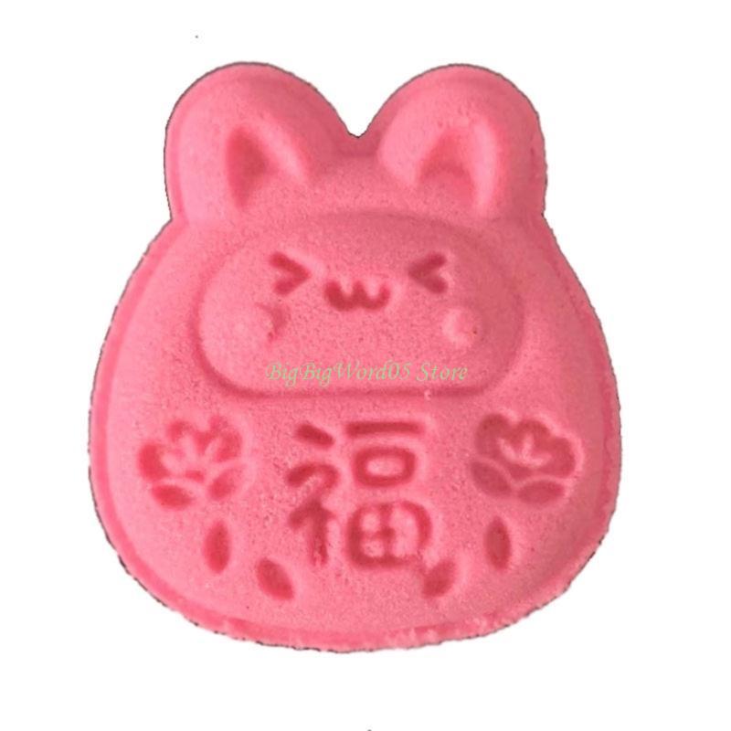 24TE Exquisite DIY Mooncake Press Mold Delicious Mooncakes Dessert Mold Homemade Rabbit and Flower Baking Molds DIY Craft China Mainland