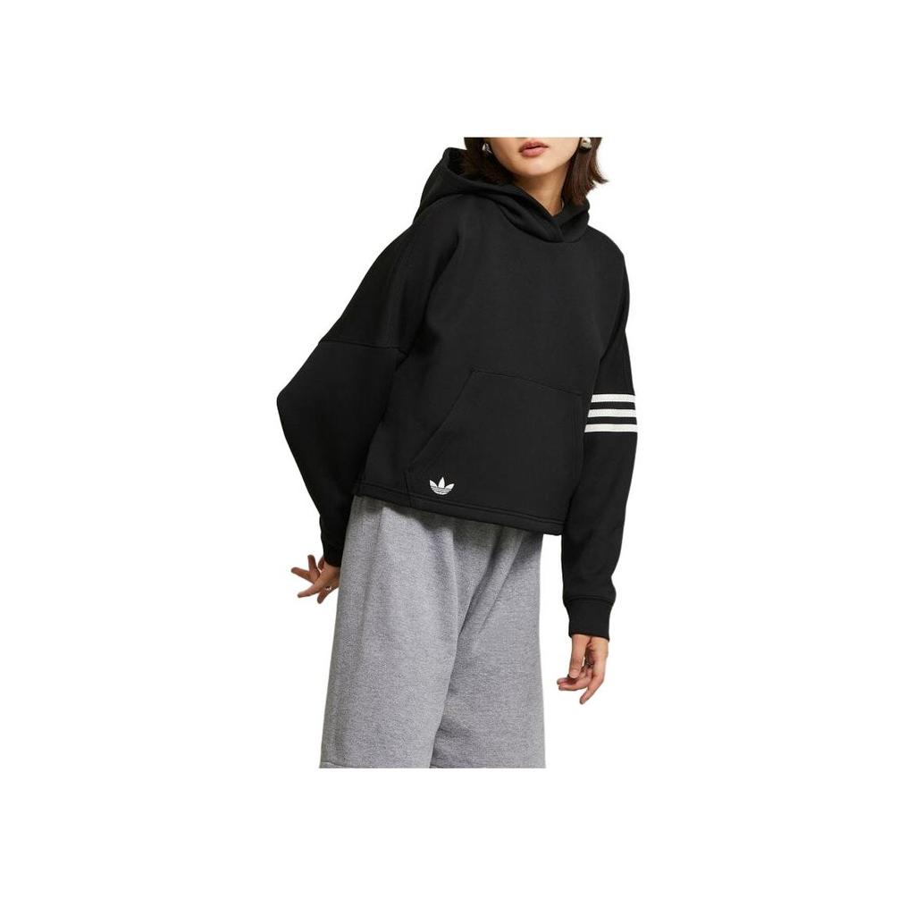 adidas Hanorac Neuclassics Negru/Alb Nor Femei Streetwear IW5607