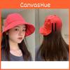 Stylish Korean Cute Youthful Round Dome Summer Sun Protection Breathable Adjustable Cotton Fisherman Hat For Women